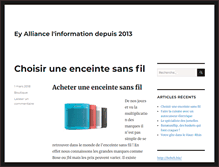 Tablet Screenshot of ey2013-alliance.eu